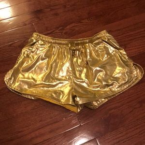 Gold shorts